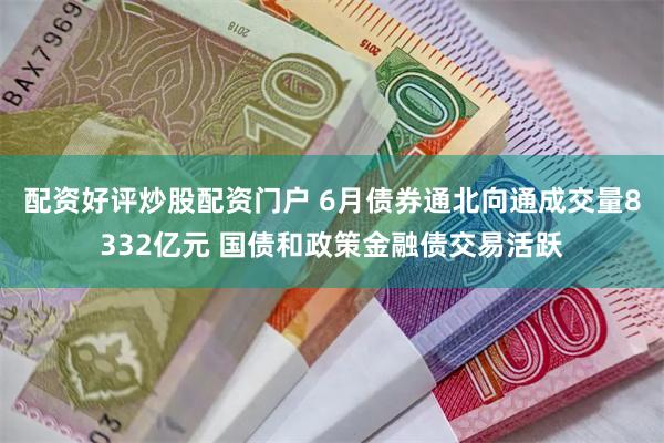 配资好评炒股配资门户 6月债券通北向通成交量8332亿元 国债和政策金融债交易活跃