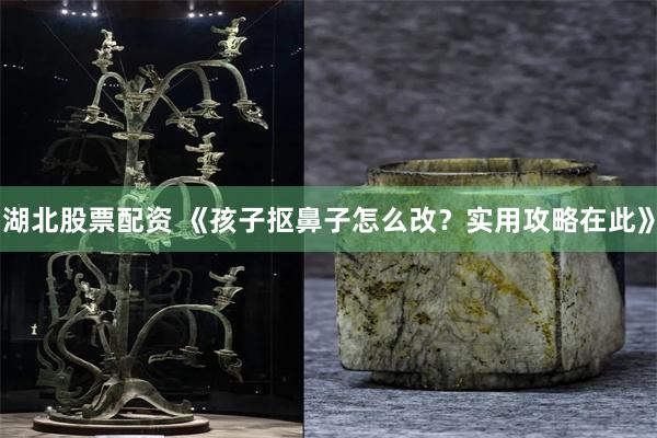 湖北股票配资 《孩子抠鼻子怎么改？实用攻略在此》