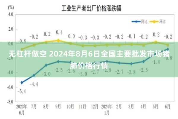 无杠杆做空 2024年8月6日全国主要批发市场猪肺价格行情