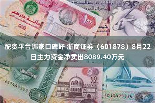 配资平台哪家口碑好 浙商证券（601878）8月22日主力资金净卖出8089.40万元